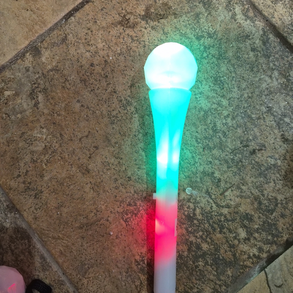 LED Light-Up Toy Microphones – 9" Glow Party Wands